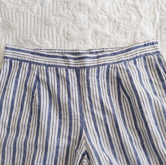 beachlunchlounge Bennett Linen Blend Cropped Pants with Pockets - Picture 6 of 13